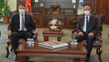 BAŞSAVCI YURDAGÜL REKTÖR KARAKAYA’YI ZİYARET ETTİ