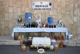 KAÇAK RAKI ELE GEÇİRİLDİ