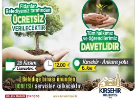 DAHA YEŞİL BİR KIRŞEHİR İÇİN!
