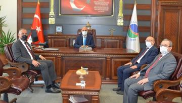 REKTÖR KARAKAYA’NI ZİYARET ETTİLER