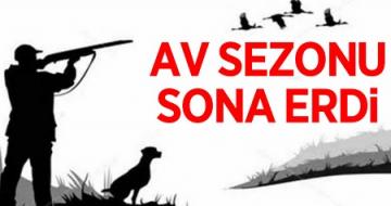 AV SEZONU SONA ERDİ