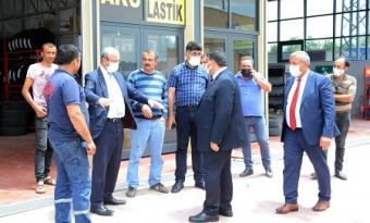 BAŞKAN EKİCİOĞLU SANAYİ SİTESİ ESNAFIYLA BULUŞTU