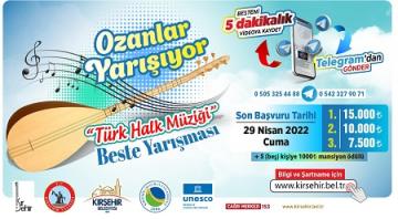 Türk Halk Müziği Beste Yarışması başvuruları başladı