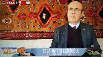 Başkan Ekicioğlu, Tele1’de 5 yıllık çalışmalarını anlattı