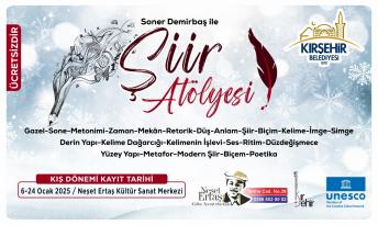 ŞİİR ATÖLYESİ 2025 KIŞ DÖNEMİ KAYITLARI DEVAM EDİYOR