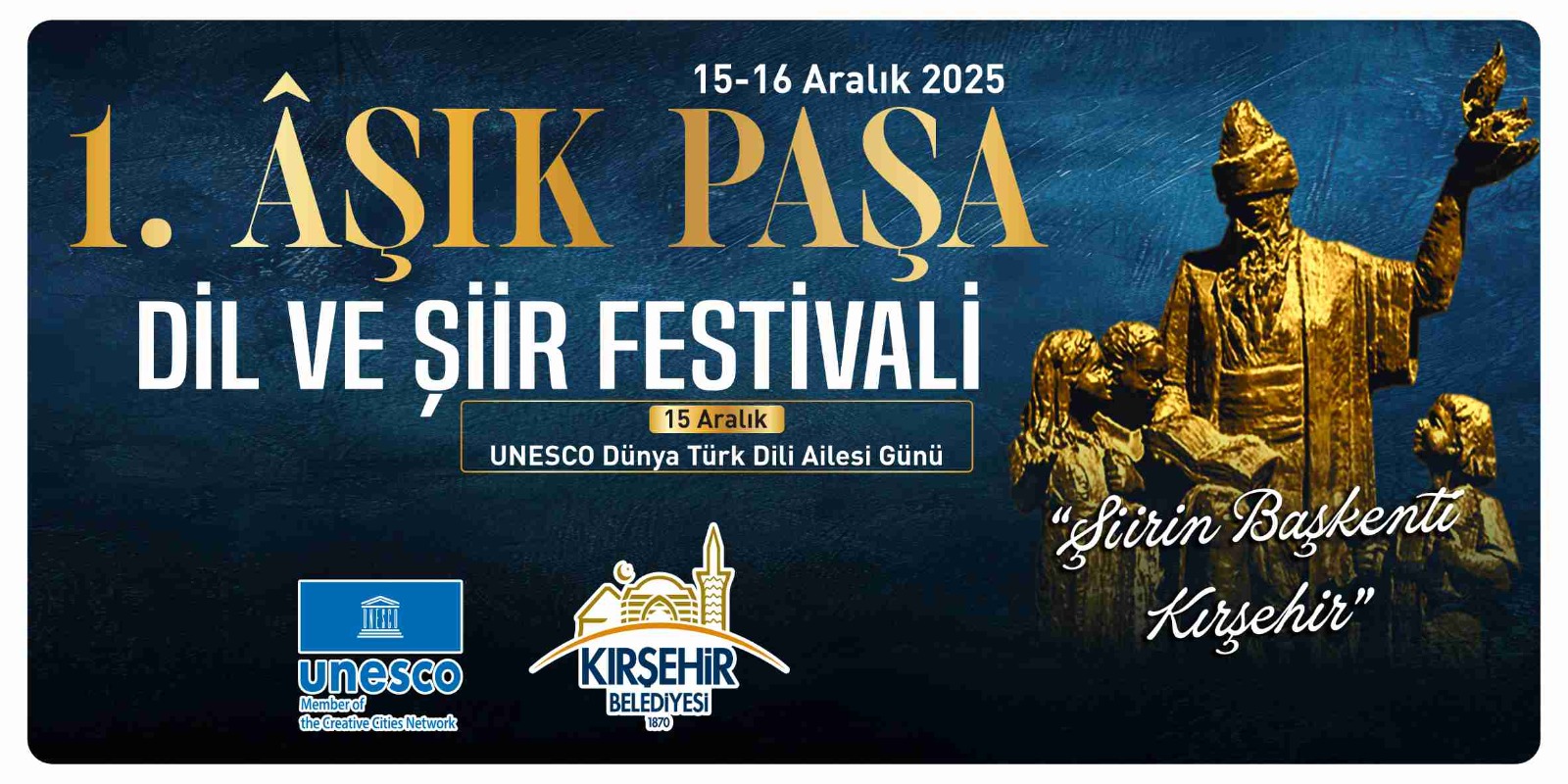 “MÜZİĞİN VE ŞİİRİN BAŞKENTİ KIRŞEHİR”DE MÜZİK VE ŞİİR DİNLETİLERİ