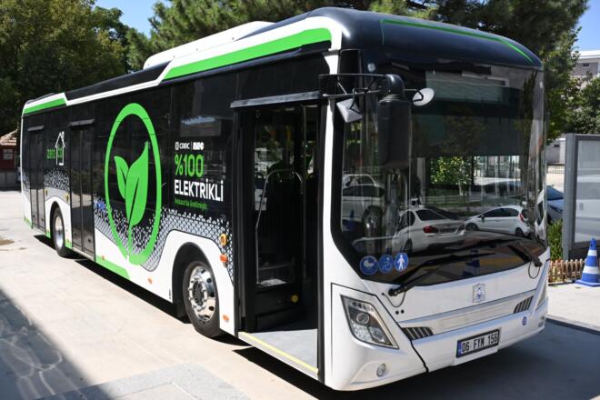 KIRŞEHİR’DE, TOPLU ULAŞIMDA YEŞİL-ÇEVRECİ DEVRİM: ELEKTRİKLİ OTOBÜS