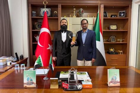 Akif Manaf’a “Sudan-Türkiye Barış Ödülü”