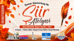 ŞİİR ATÖLYESİ 2026 GÜZ DÖNEMİ KAYITLARI BAŞLADI